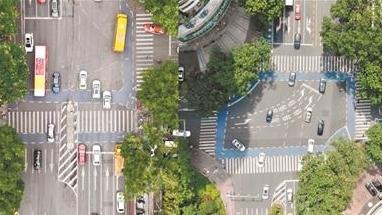 上渡路滨江东+下渡路新港西双路口联动治理完成改造